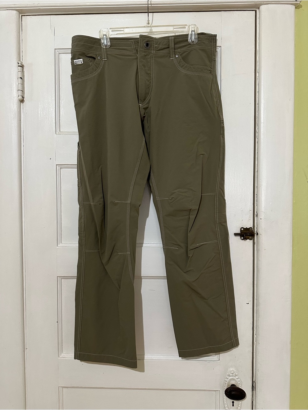 Kuhl Men's Olive Chino-Style Technical Pants